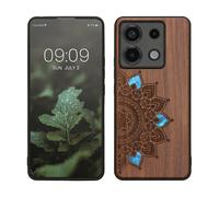 Coque rigide en bois pour Xiaomi Redmi Note 13 Pro 5G Poco X6 5G