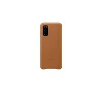 Coque Rigide en Cuir pour Galaxy S20 G980 Samsung Marron