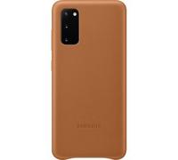 Coque Rigide en Cuir Samsung pour Galaxy S20 G980 Marron