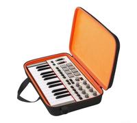 Coque rigide en EVA antichoc pour clavier MPK-Mini IV Orange | Intérieur moulé sur mesure, coque en EVA absorbant les chocs, s'adapte parfaitement au MPK-Mini IV, empêche le mouvement
