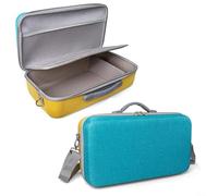 Coque rigide en EVA pour imprimante d'autocollants Liene PixCut S1, résistante aux chutes et utilisation efficace de l'espace (bleu-jaune)