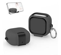 Coque rigide en polycarbonate pour Samsung Galaxy Buds 4 Pro - Coque antichoc avec finition mate anti-rayures (gris)