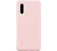 coque en silicone rose pour smartphone huawei P30