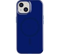 Coque Rigide En Silicone Liquide Pour iPhone 14 Bleue Par Tech21 + Verre Trempé