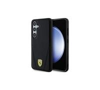 Coque rigide Ferrari Hot Stamp V Lines avec MagSafe pour Samsung Galaxy S24 6,2" Noir - FEHMS24SP3BAK