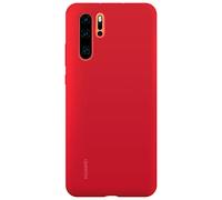 Coque en silicone rouge pour smartphone Huawei P30 Pro