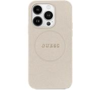 Coque rigide - Guess - GUHMP16XPGHSMME - iPhone 16 Pro Max - Beige - Anneau magnétique sans fil