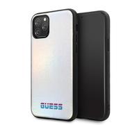 Coque rigide Guess pour iPhone 11 Pro, argent irisé