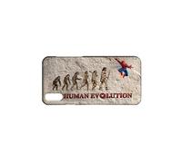 Coque rigide iPhone XS MAX HUMAN EVOLUTION SUPER HEROS SPIDERMAN 07