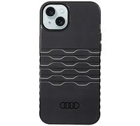 Coque rigide MagSafe Audi noire pour iPhone 15 Plus