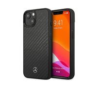 Coque Rigide - MERCEDES - MEHCP13SRCABK - iPhone 13 Mini - Noir Carbone - Protection Chocs
