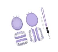 Coque Rigide pour Appareil Paradise Virtual Pet, Ensemble de Deux pièces de Protection avec chaîne de Perles et Sangle de Transport, Coque pour Appareil virtuel pour Animal de Compagnie, étui Rigide,