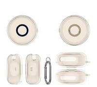 Coque rigide pour casque Anker Soundcore Sleep A30 - Anti-poussière et anti-chute - En TPU - Gris transparent