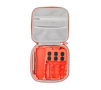 Coque rigide pour DJI Pocket 3/4 - Résistante aux chocs - Étanche - Organiseur de rangement en polyuréthane avec coussinet magnétique pour filtres ND Mic2 et accessoires, Pocket3 Orange, Cool