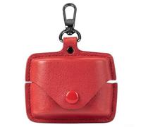Coque rigide pour écouteurs Sony WF-C700N WF-C710NSA WF-C510 WF-C500 - Housse de protection en EVA antichoc avec poche en maille - Sac de rangement portable pour écouteurs sans fil (rouge)