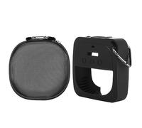 Coque rigide pour haut-parleur Bose, housse en silicone et étui de transport pour haut-parleur portable Bose SoundLink Micro (noir)
