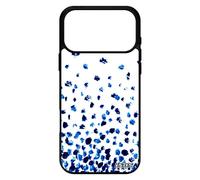 Coque Rigide Pour Iphone 17 Pro Max Silicone Confettis Pois Souple Bleu Motif Aluminium Design Texture Petales Romantique Etui