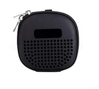 Coque rigide pour petit haut-parleur Bose Soundlink - Sac de transport en EVA résistant aux chocs avec mousqueton, housse anti-poussière et rangement pour câble (noir)