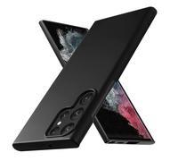 Coque rigide pour Samsung Galaxy S22 ULTRA en METALLIC NOIR Protection métallique design antichoc