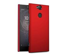 Coque rigide pour Sony Xperia XA2 5,2" avec film protecteur d'écran (Rouge)