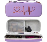 Coque rigide pour stéthoscope avec coque extérieure en polyuréthane et couche structurelle en EVA pour la pratique et les besoins de mobilité EMS et objectifs de protection Violet