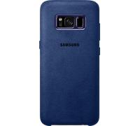Coque rigide Samsung EF-XG950AL en Alcantara Bleu pour Galaxy S8 G950