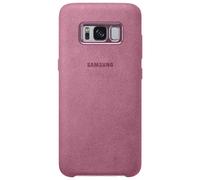 Coque rigide Samsung EF-XG955AP en Alcantara Rose pour Galaxy S8 + G955