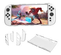 Coque Rigide transforente en PC pour Swtch 2 - Coque Fendue Effet Peau, Anti-Chute, Anti-Rayures, Manchon de Protection Anti-Choc pour Console de Jeu Portable Nntendo Swtch 2