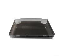 Coque rigide transparente pour GPD Win Mini - Housse de protection de voyage résistante aux rayures - Design compact pour un transport et un rangement faciles - Noir transparent