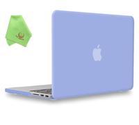 Coque Rigide UESWILL Smooth Soft Touch pour MacBook Pro (Retina, 15 Pouces, mi-2012 à mi-2015), modèle A1398, sans CD-ROM, sans Barre Tactile, Bleu Serenity