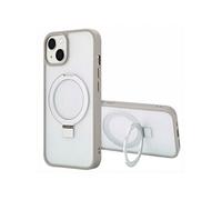 Accezz Coque Ring Stand avec MagSafe pour Apple iPhone 14 - Gris