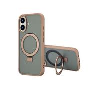Coque Ring Stand avec MagSafe pour iPhone 16 - Marron