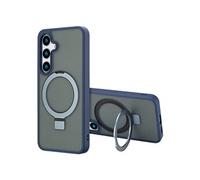 Accezz Coque Ring Stand avec MagSafe pour Samsung Galaxy S24 Plus - Bleu