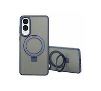 Accezz Coque Ring Stand avec MagSafe pour Samsung Galaxy S25 Edge - Blauw
