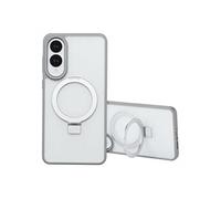 Accezz Coque Ring Stand avec MagSafe pour Samsung Galaxy S25 Edge - Gris