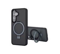Accezz Coque Ring Stand avec MagSafe pour Samsung Galaxy S25 - Noir
