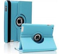 Coque Rotative 360 Bleu Clair pour Apple iPad AIR 1 - Housse Etui Protection Integral Portrait Paysage Resistant Anti Choc Protection Fermerture Elastique Phonillico® Bleu G