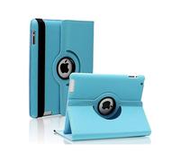 Coque Rotative 360 - Phonillico - Apple iPad AIR 2/AIR 1 - Bleu Clair - Protection Élastique - Multi-positions