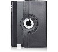 Coque Rotative 360 Noir pour Apple iPad 6 e génération / 5 e génération - Housse Etui Protection Integral Portrait Paysage Resistant Anti Choc Protection Fermerture Elastique Phonillico® Noir C