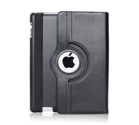 Coque Rotative 360 Noir Pour Ipad Air 11 Pouces M2 2024 - Housse Etui Protection Fermerture Elastique Phonillico®
