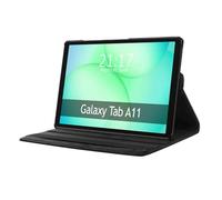 Coque rotative à 360° pour Samsung Galaxy Tab A11 8,7 pouces Couleur noire