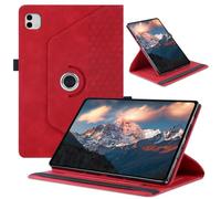 Coque Rotative pour Honor MagicPad4 12.3 2026, PU Cuir Étui Rotatif à 360 Degrés Tablette Housse Protection avec Réveil Automatique pour Honor MagicPad3 Pro/Honor MagicPad4 12.3 Pouces 2026, Rouge