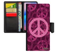 Coque S24+ Plus En Cuir Peace And Love Tattoo Yoga Personnalisé Portable Rasta Image & Paix Et Amour Ragga Pu Reggae Samsung Galaxy