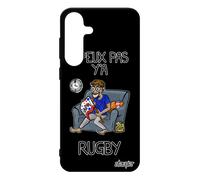 Coque S25+ Plus Silicone J'peux Pas Y'a Rugby Xv De France Humour Bd Texte Smartphone De Protection Dessin Supporter Pour Samsung Galaxy