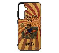 Coque S25+ Plus Vrai Bois Silicone J'peux Pas Y'a Hand Housse 4g Jpeux Rouge Handball Design Drole Supporter Je Gel Pour Samsung Galaxy