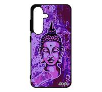 Coque S25 Silicone Bouddha Portrait Bouddhisme Smartphone Antichoc Pochoir Pas Cher Violet Tibet De Protection Inde Pour Samsung Galaxy