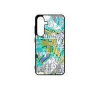 Coque S25 silicone street art case telephone tag design antichoc SM-S931E graffiti mobile vert fond tagué peinture de pour Samsung galaxy