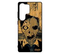 Coque S25 Ultra En Vrai Bois Silicone Mort Vivant Fantome Personnalis¿ Fin Du Monde Bumper Horreur Telephone Ville De Pour Samsung Galaxy