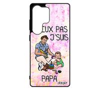Coque S25 Ultra Silicone J'peux Pas J'suis Papa Gel Jpeux Pas Cher Humour Violet Comique Je Case Dessin Mobile P¿Re Pour Samsung Galaxy