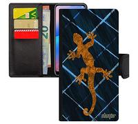 Coque S9 Salamandre Image Graphique Grille Caoutchouc Orange lezard Reptile Flip Case Animaux Animal de Protection en pour Samsung Galaxy